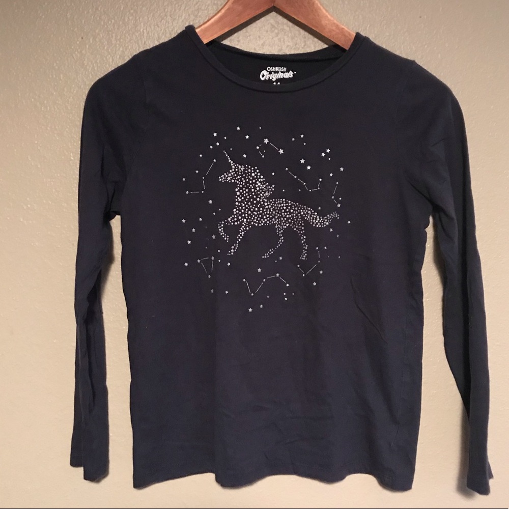 🦄 OshKosh B’gosh Long Sleeve T-Shirt Girls Sz 14